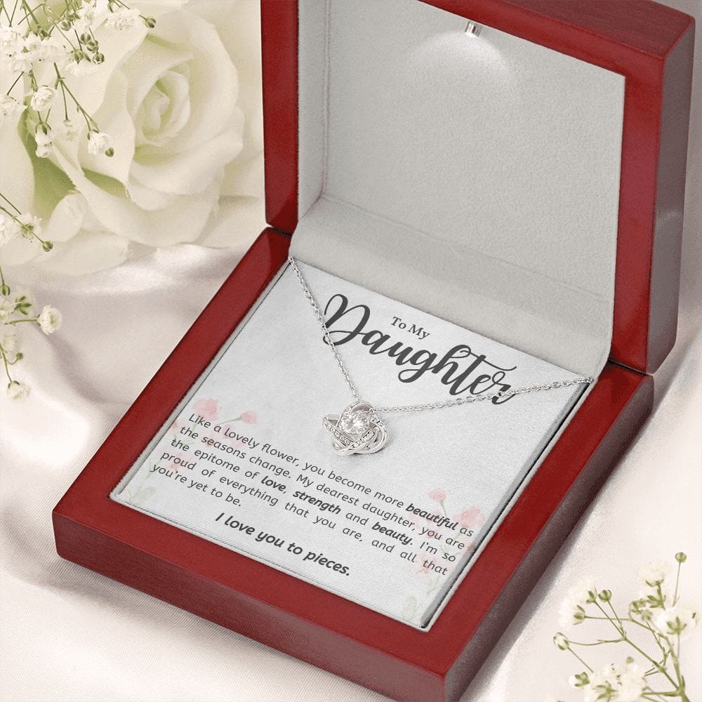 Gift For Daughter From Mom or Dad With Message Card And Gift Box - Lovely Flower