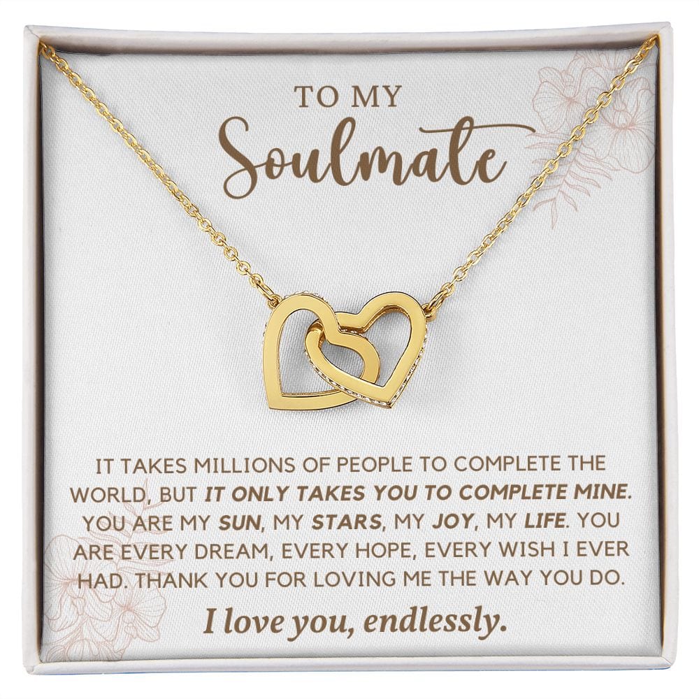 A Sentimental Necklace Gift for Your Beloved Wife with Message Card and Elegant Gift Box