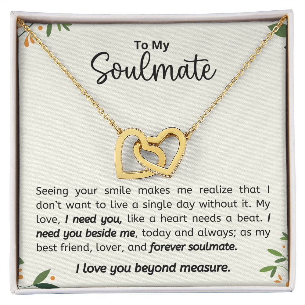 A Sentimental Necklace Gift for Your Beloved Wife with Message Card and Elegant Gift Box