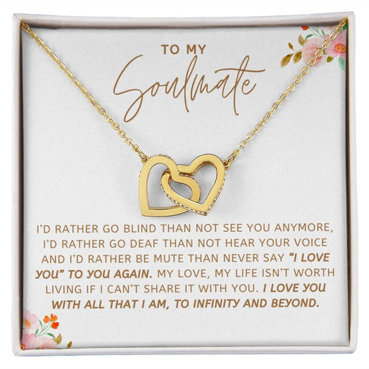 A Sentimental Necklace Gift for Your Beloved Wife with Message Card and Elegant Gift Box