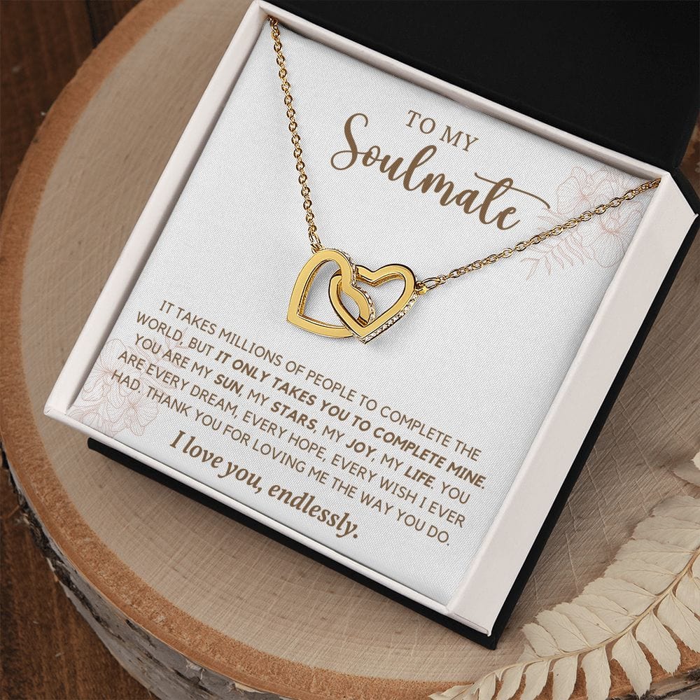 A Sentimental Necklace Gift for Your Beloved Wife with Message Card and Elegant Gift Box