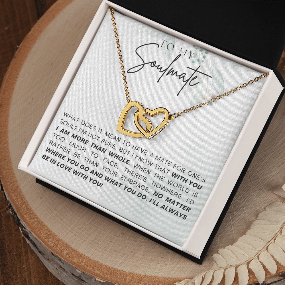 A Sentimental Necklace Gift for Your Beloved Wife with Message Card and Elegant Gift Box