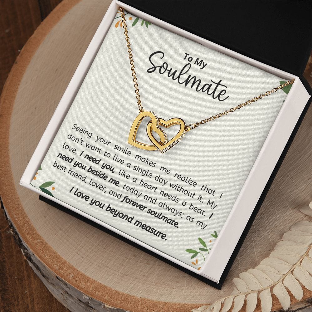 A Sentimental Necklace Gift for Your Beloved Wife with Message Card and Elegant Gift Box