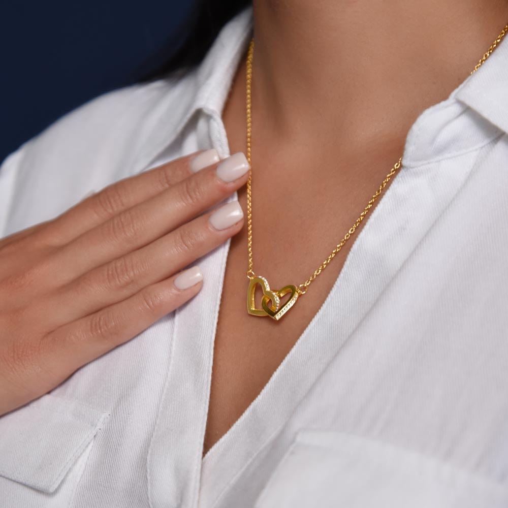 A Sentimental Necklace Gift for Your Beloved Wife with Message Card and Elegant Gift Box