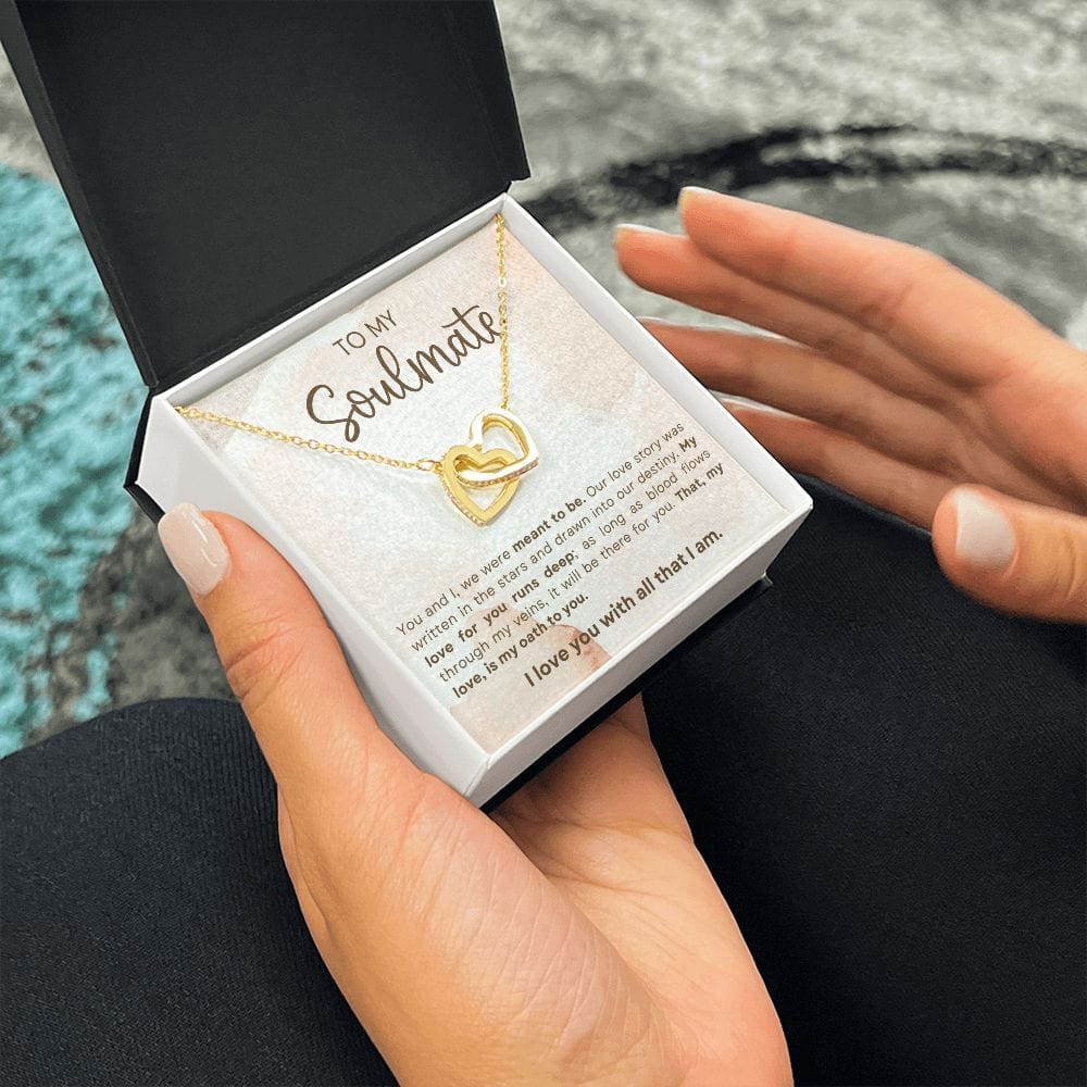 A Sentimental Necklace Gift for Your Beloved Wife with Message Card and Elegant Gift Box