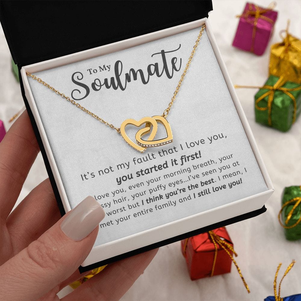 A Sentimental Necklace Gift for Your Beloved Wife with Message Card and Elegant Gift Box