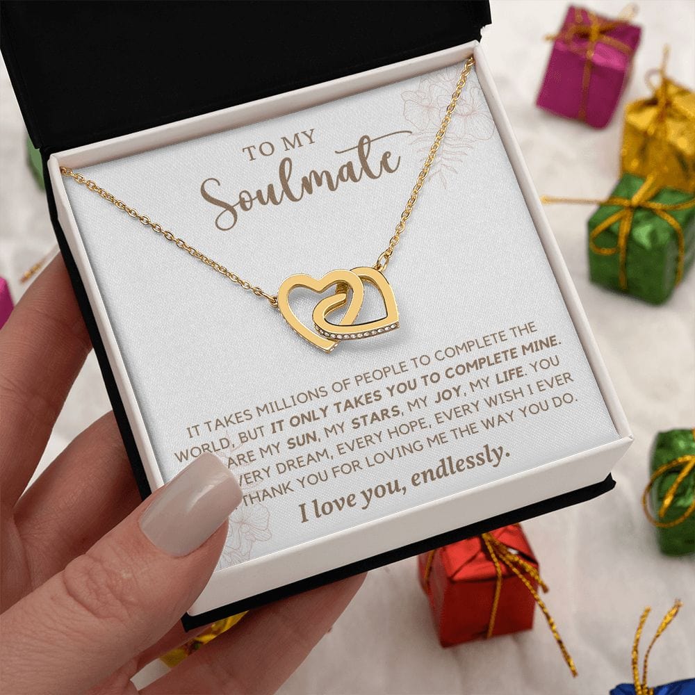 A Sentimental Necklace Gift for Your Beloved Wife with Message Card and Elegant Gift Box