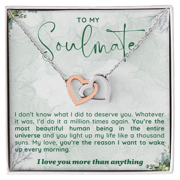 A Sentimental Necklace Gift for Your Soulmate with Message Card and Elegant Gift Box