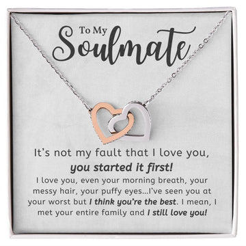 A Sentimental Necklace Gift for Your Beloved Wife with Message Card and Elegant Gift Box