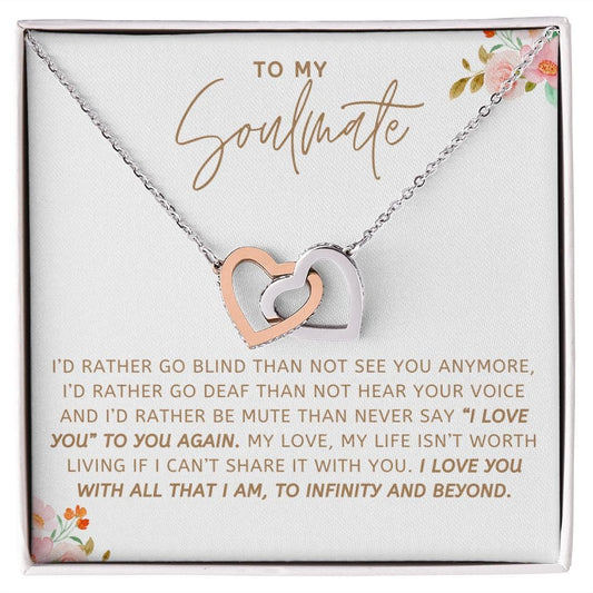 A Sentimental Necklace Gift for Your Beloved Wife with Message Card and Elegant Gift Box