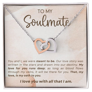 A Sentimental Necklace Gift for Your Beloved Wife with Message Card and Elegant Gift Box