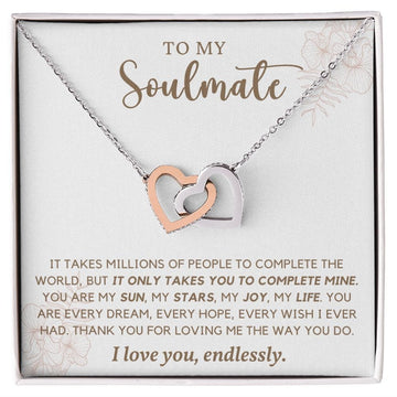 A Sentimental Necklace Gift for Your Beloved Wife with Message Card and Elegant Gift Box