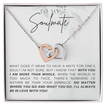 A Sentimental Necklace Gift for Your Beloved Wife with Message Card and Elegant Gift Box