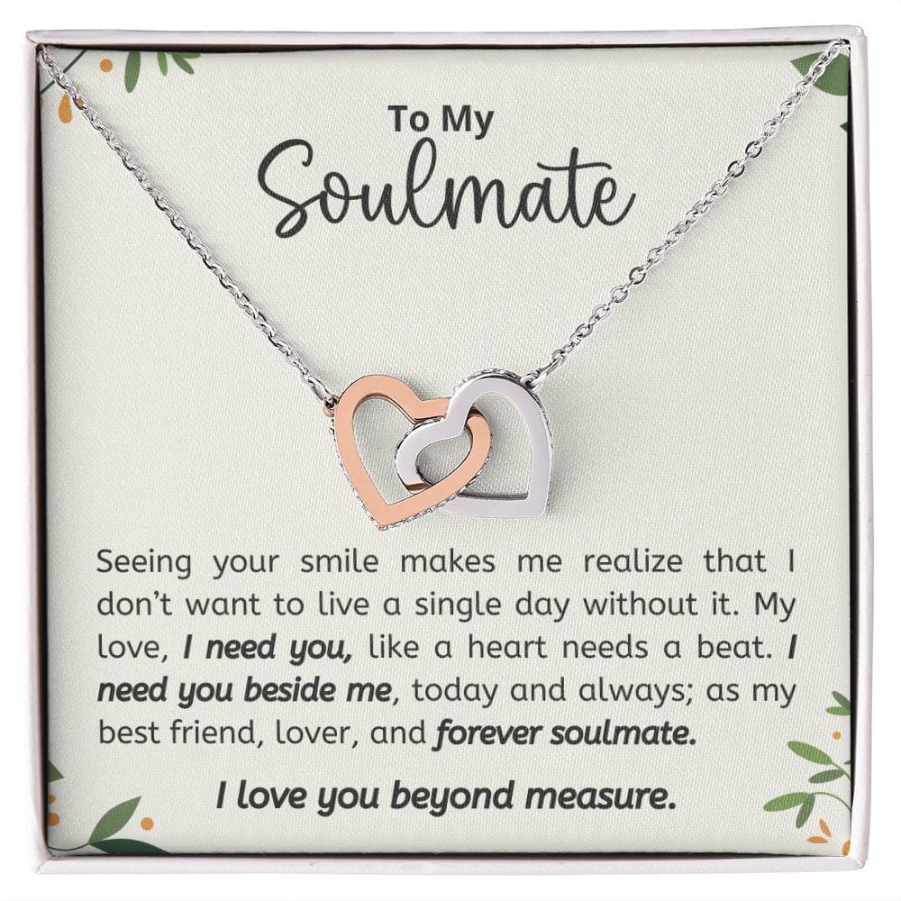 A Sentimental Necklace Gift for Your Beloved Wife with Message Card and Elegant Gift Box