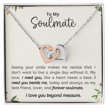 A Sentimental Necklace Gift for Your Beloved Wife with Message Card and Elegant Gift Box