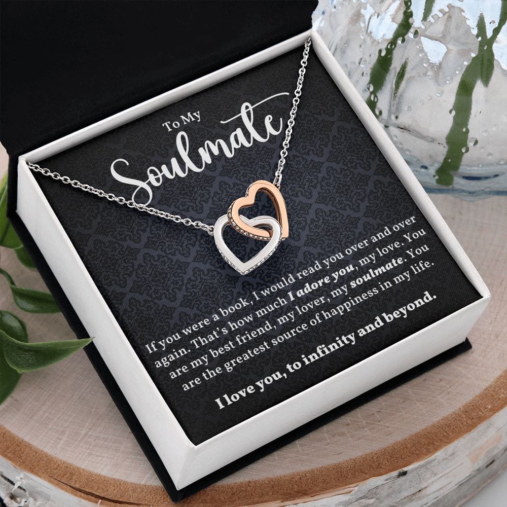 A Sentimental Necklace Gift for Your Beloved Wife with Message Card and Elegant Gift Box