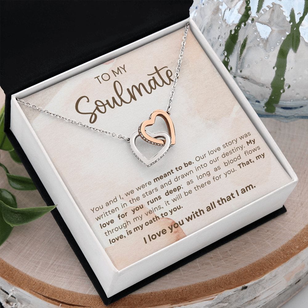 A Sentimental Necklace Gift for Your Beloved Wife with Message Card and Elegant Gift Box