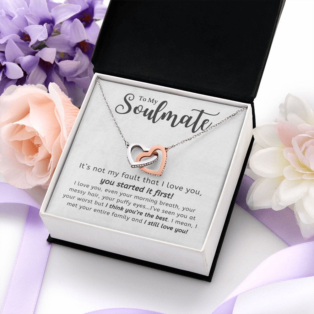 A Sentimental Necklace Gift for Your Beloved Wife with Message Card and Elegant Gift Box