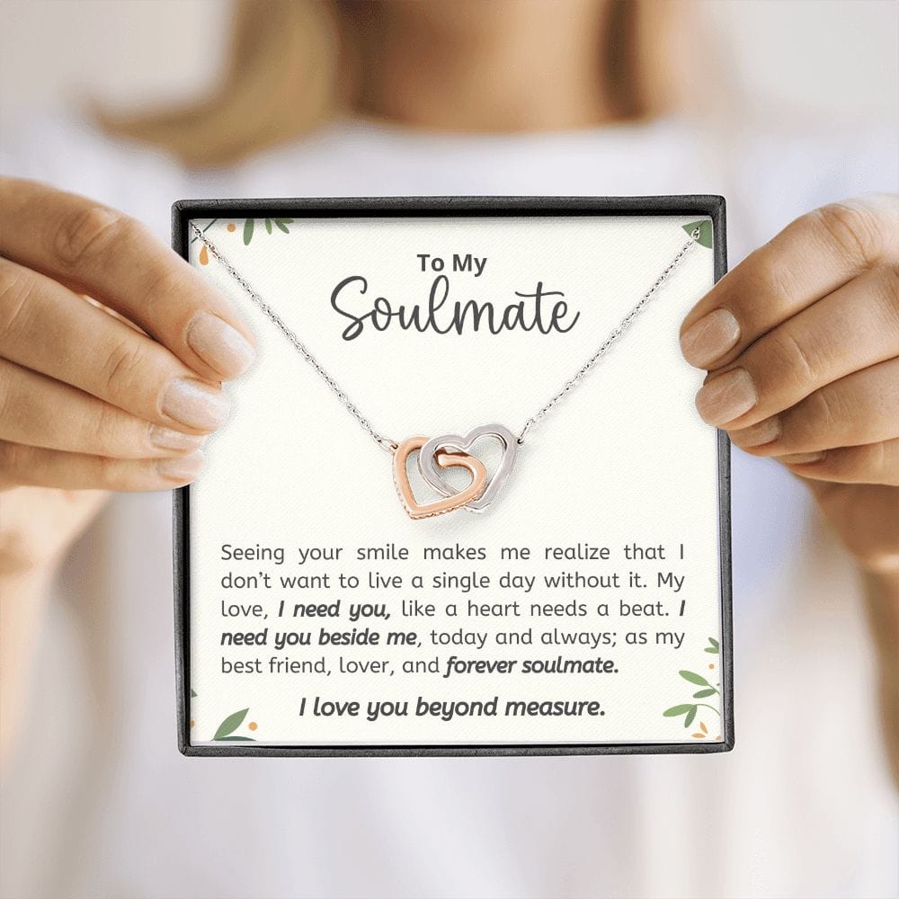 A Sentimental Necklace Gift for Your Beloved Wife with Message Card and Elegant Gift Box
