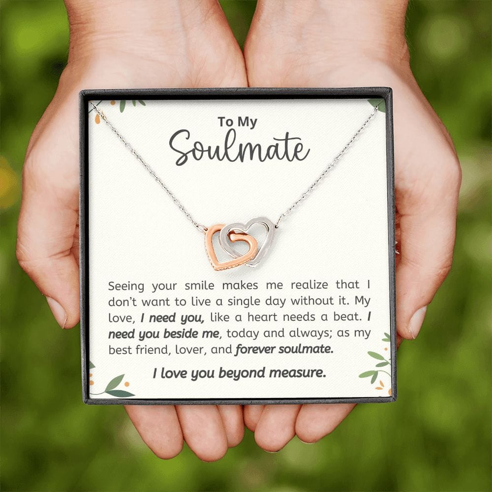A Sentimental Necklace Gift for Your Beloved Wife with Message Card and Elegant Gift Box