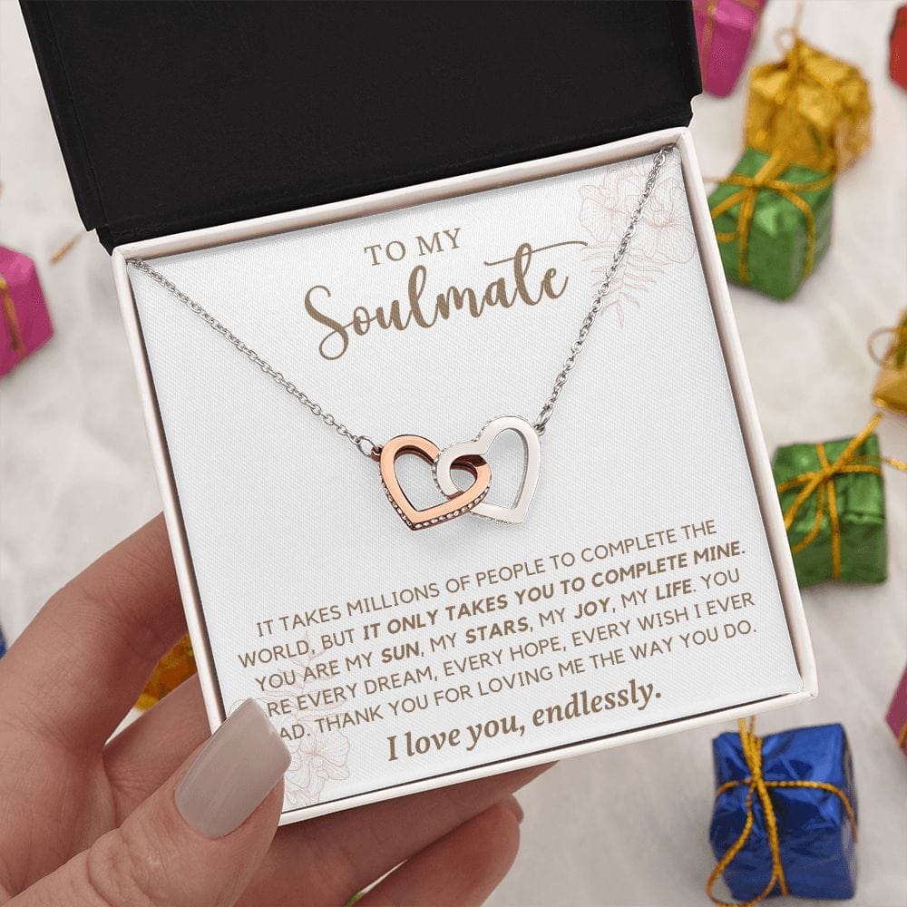 A Sentimental Necklace Gift for Your Beloved Wife with Message Card and Elegant Gift Box