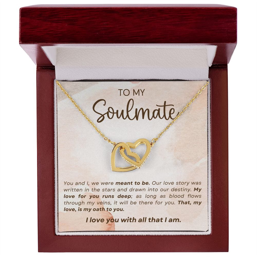 A Sentimental Necklace Gift for Your Beloved Wife with Message Card and Elegant Gift Box