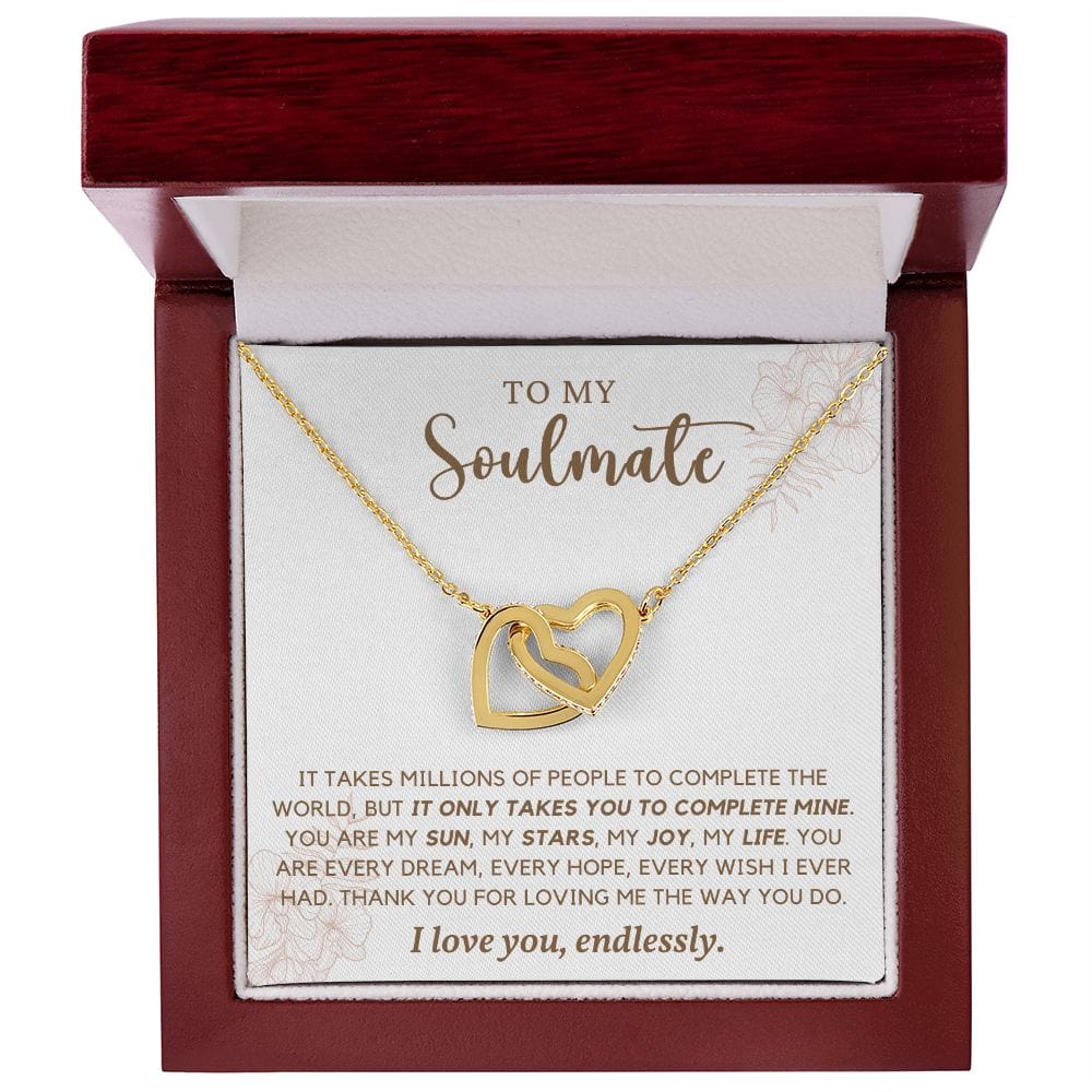 A Sentimental Necklace Gift for Your Beloved Wife with Message Card and Elegant Gift Box