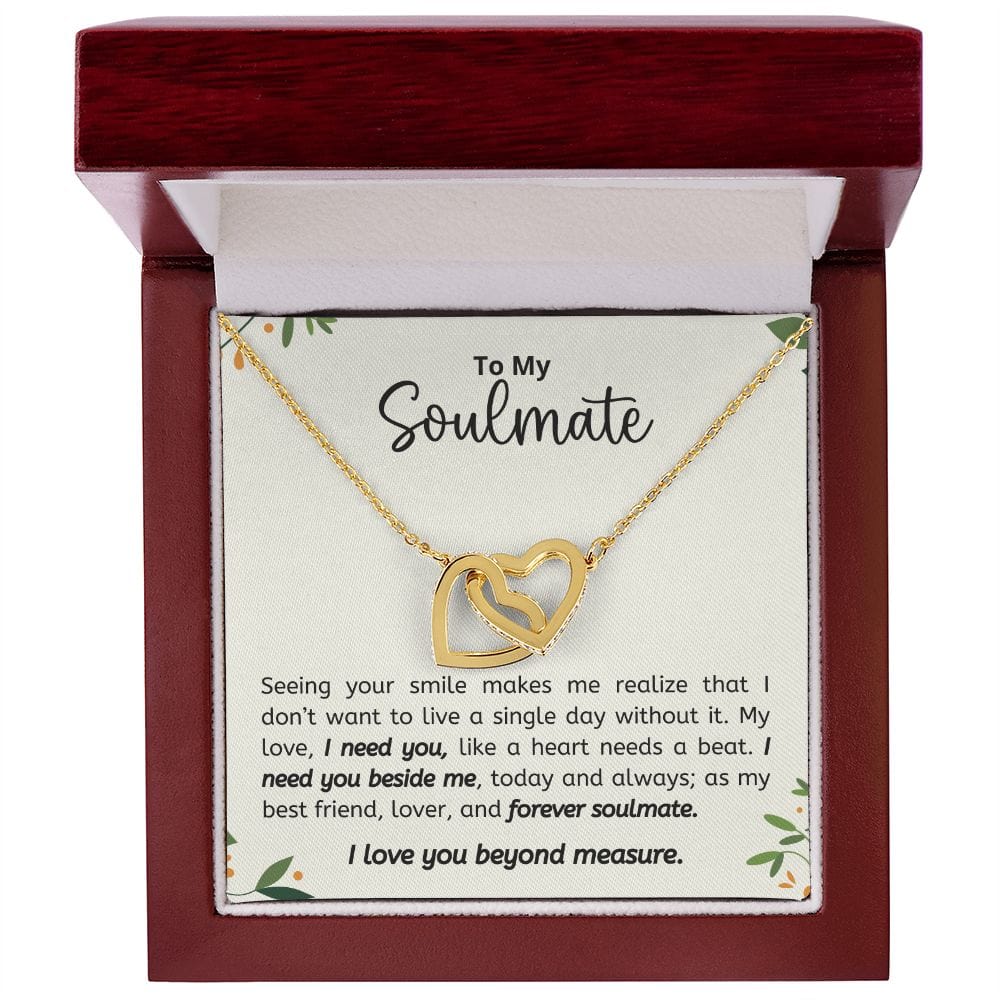 A Sentimental Necklace Gift for Your Beloved Wife with Message Card and Elegant Gift Box