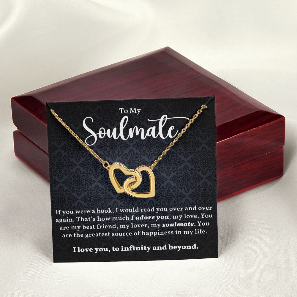 A Sentimental Necklace Gift for Your Beloved Wife with Message Card and Elegant Gift Box