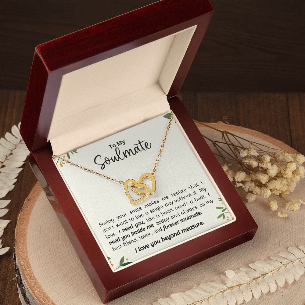 A Sentimental Necklace Gift for Your Beloved Wife with Message Card and Elegant Gift Box