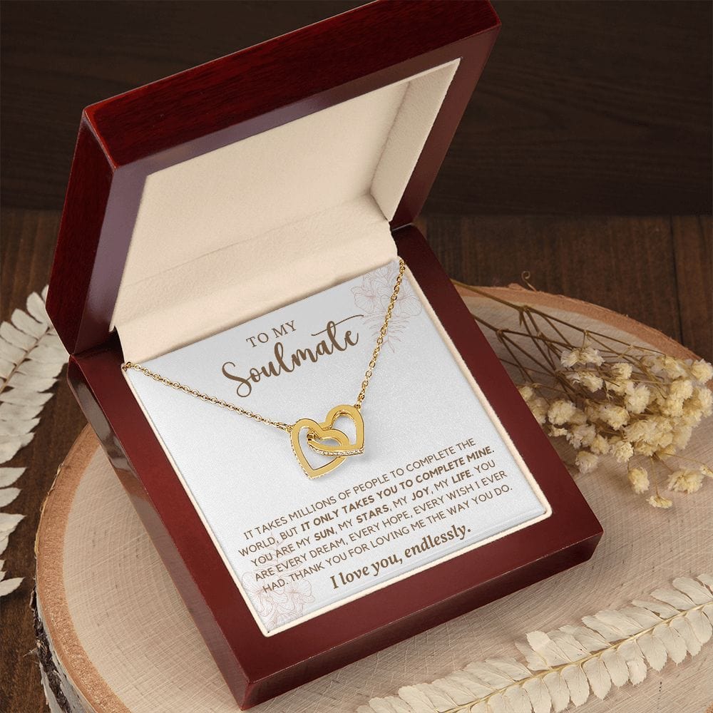 A Sentimental Necklace Gift for Your Beloved Wife with Message Card and Elegant Gift Box