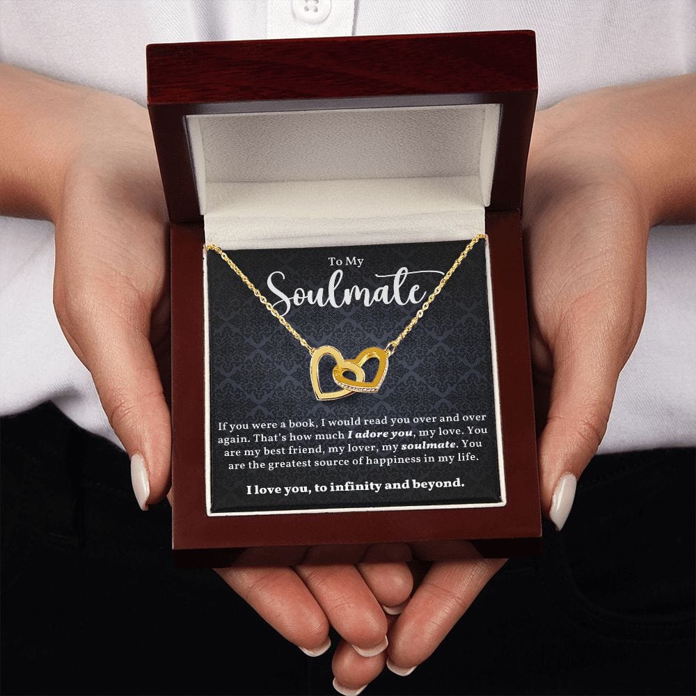 A Sentimental Necklace Gift for Your Beloved Wife with Message Card and Elegant Gift Box