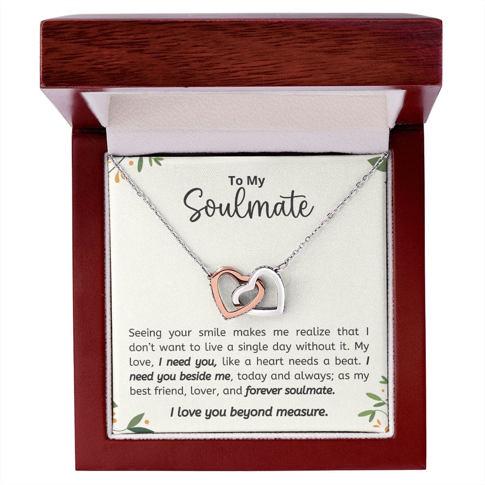 A Sentimental Necklace Gift for Your Beloved Wife with Message Card and Elegant Gift Box