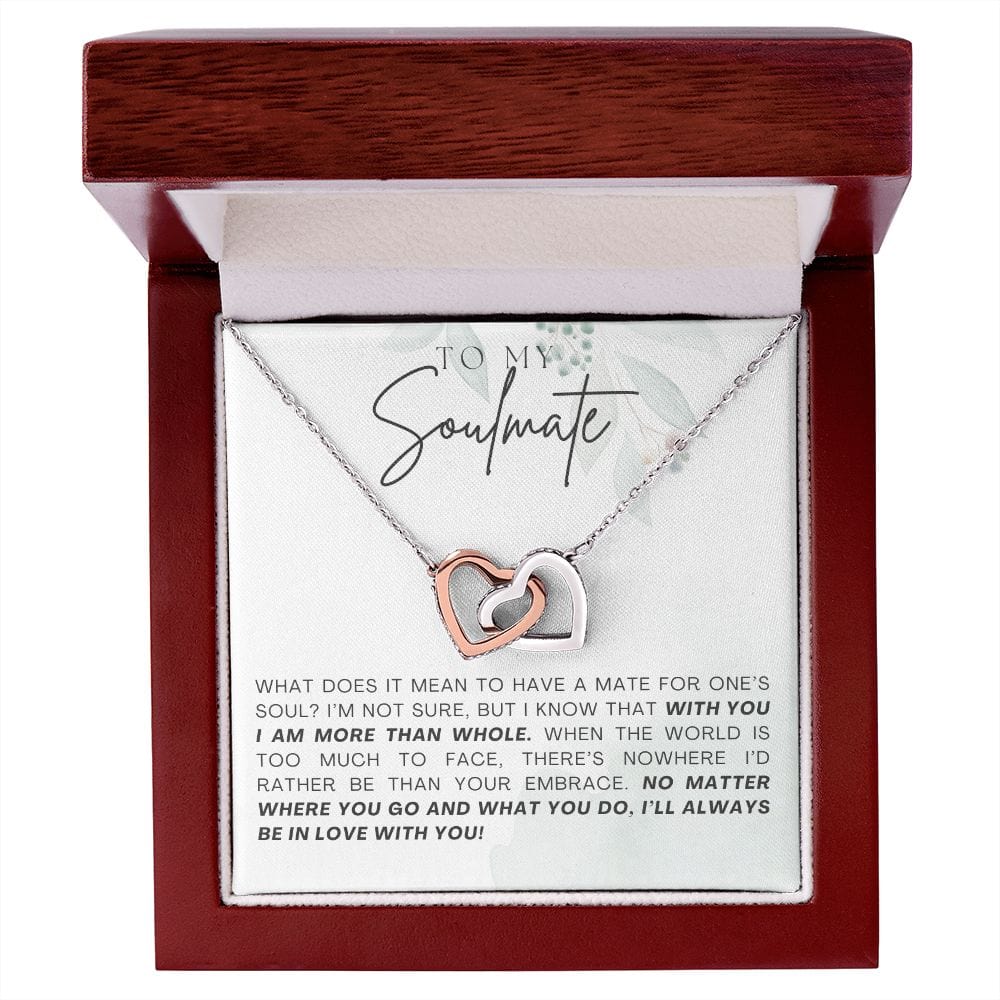 A Sentimental Necklace Gift for Your Beloved Wife with Message Card and Elegant Gift Box