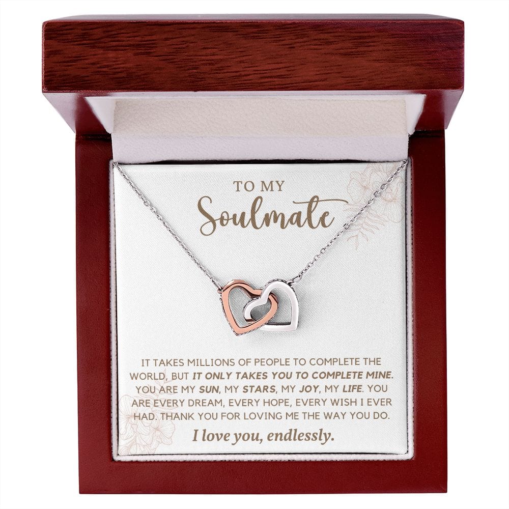 A Sentimental Necklace Gift for Your Beloved Wife with Message Card and Elegant Gift Box