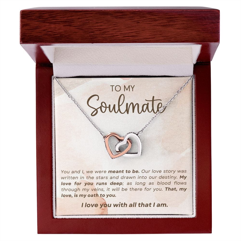 A Sentimental Necklace Gift for Your Beloved Wife with Message Card and Elegant Gift Box