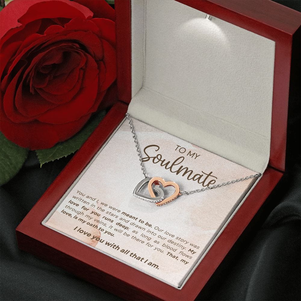 A Sentimental Necklace Gift for Your Beloved Wife with Message Card and Elegant Gift Box