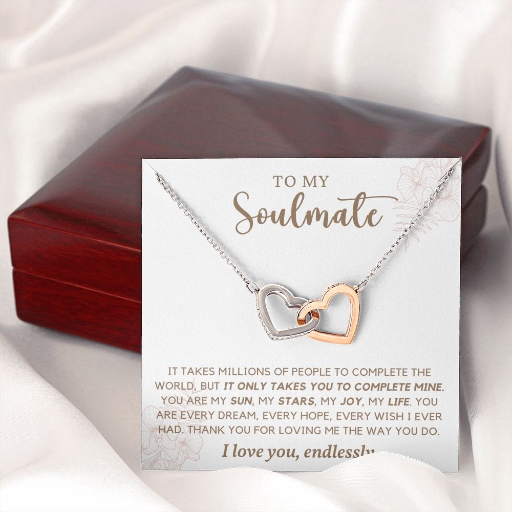 A Sentimental Necklace Gift for Your Beloved Wife with Message Card and Elegant Gift Box