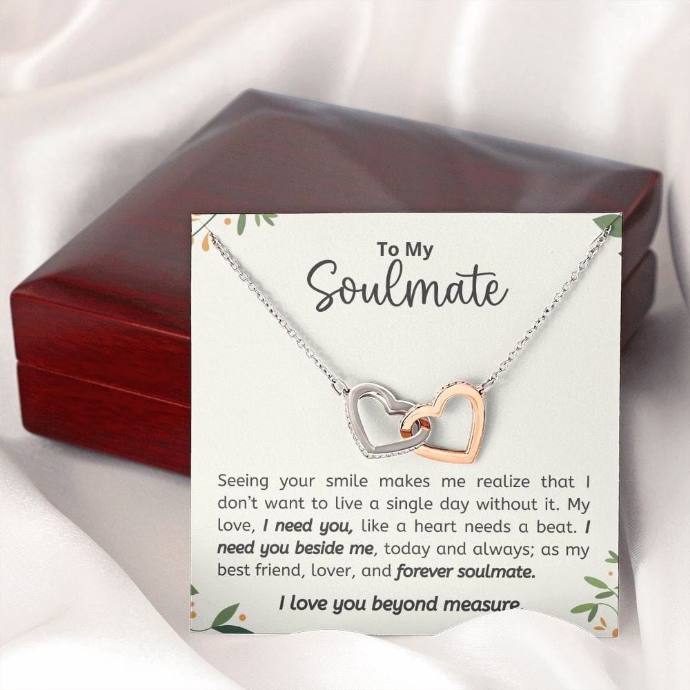A Sentimental Necklace Gift for Your Beloved Wife with Message Card and Elegant Gift Box