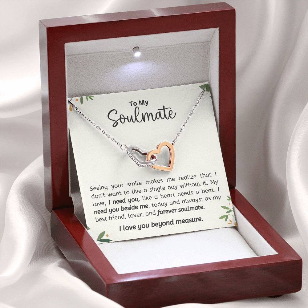 A Sentimental Necklace Gift for Your Beloved Wife with Message Card and Elegant Gift Box