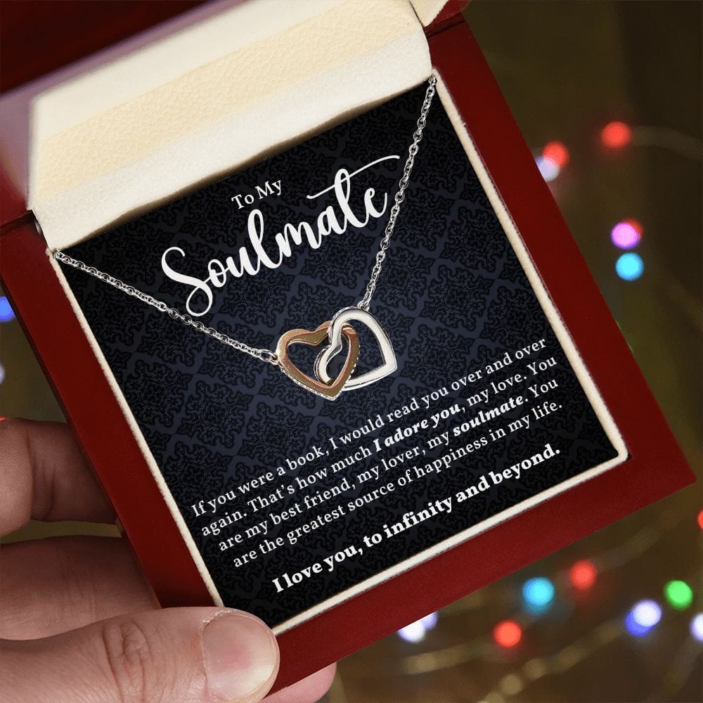 A Sentimental Necklace Gift for Your Beloved Wife with Message Card and Elegant Gift Box