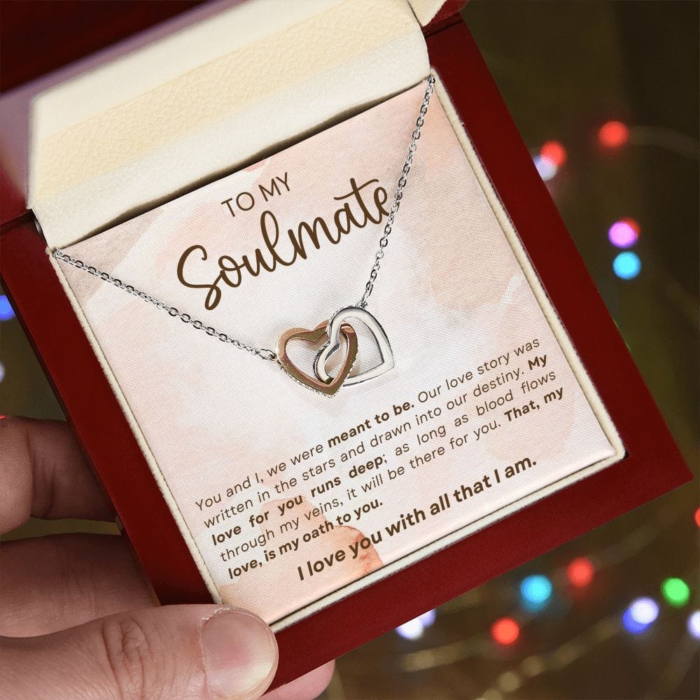 A Sentimental Necklace Gift for Your Beloved Wife with Message Card and Elegant Gift Box