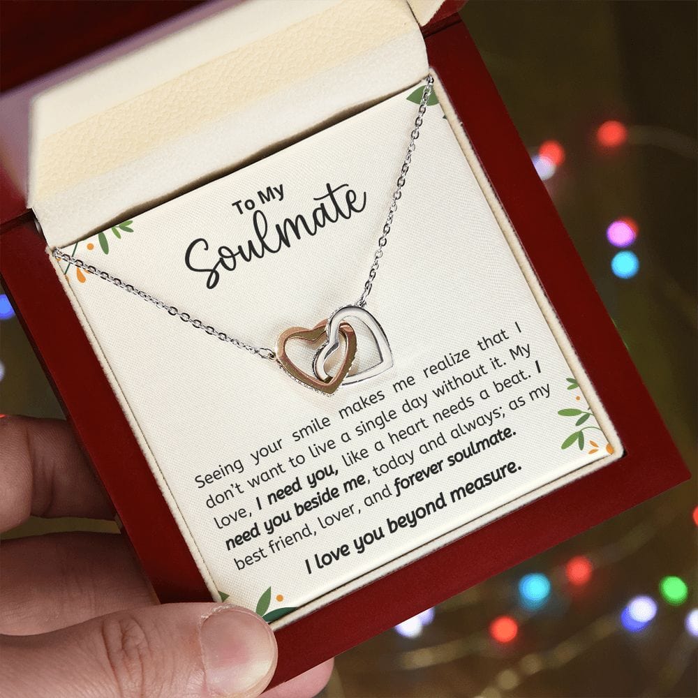 A Sentimental Necklace Gift for Your Beloved Wife with Message Card and Elegant Gift Box